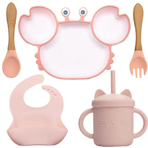Assiette bebe | Set repas bébé Crabe royaumedebebeetmaman.com.com