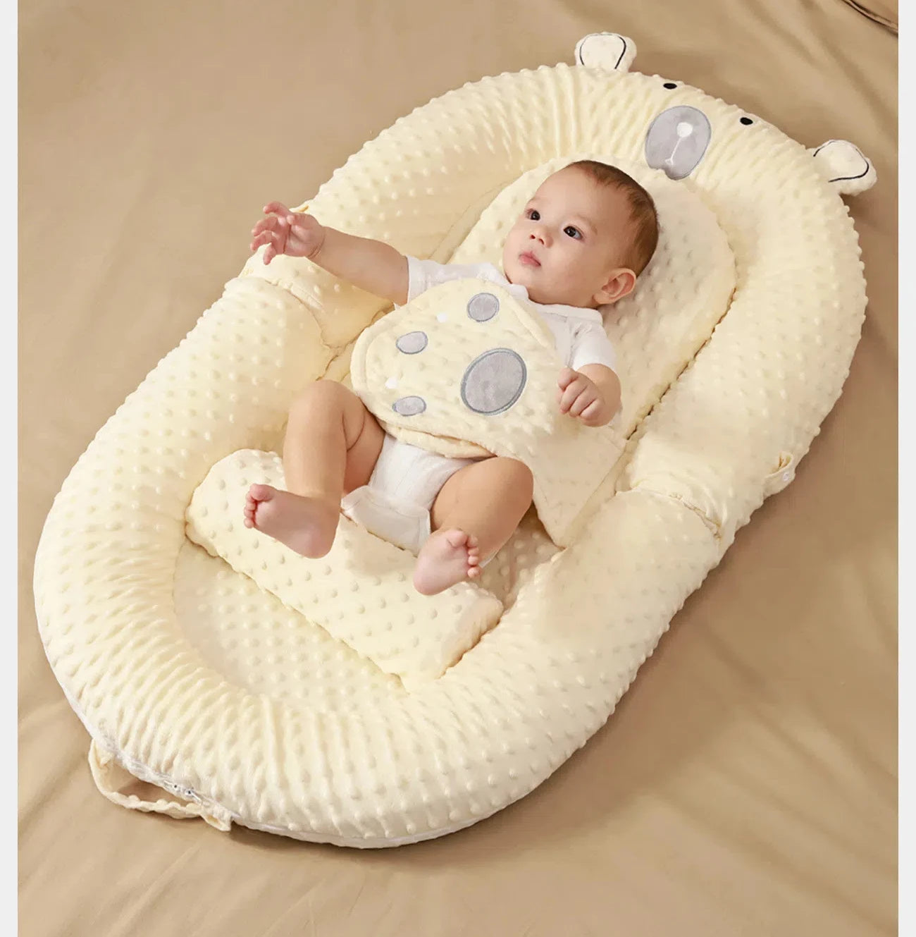 Reducteur de lit bébé anti refus| cocon bebe royaumedebebeetmaman.com.com
