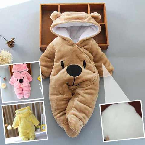 Barboteuse Bébé Hiver Coton Bio Ultra-Chaude royaumedebebeetmaman.com.com