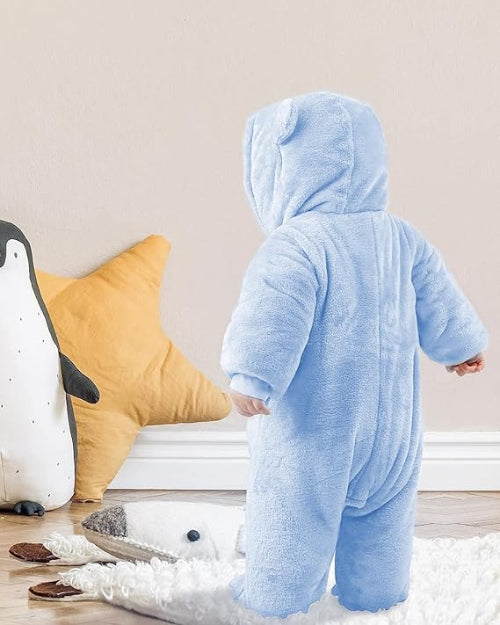 Barboteuse Bébé Hiver Coton Bio Ultra Chaude combinaison polair royaumedebebeetmaman.com