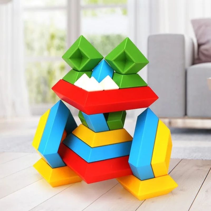 Jeu De Construction - Pyramidal Montessori royaumedebebeetmaman.com.com