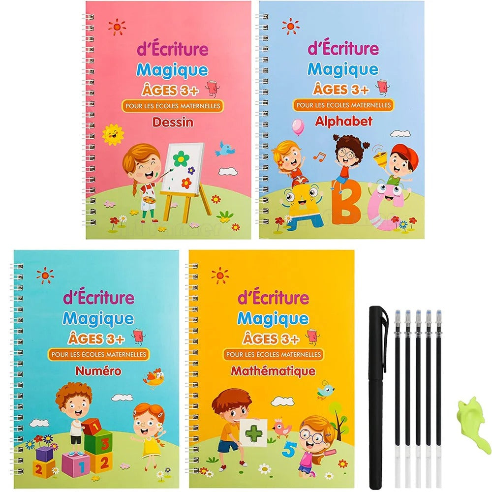 Cahier Magic : Transformez l’apprentissage de l’écriture de votre enfant ! royaumedebebeetmaman.com.com