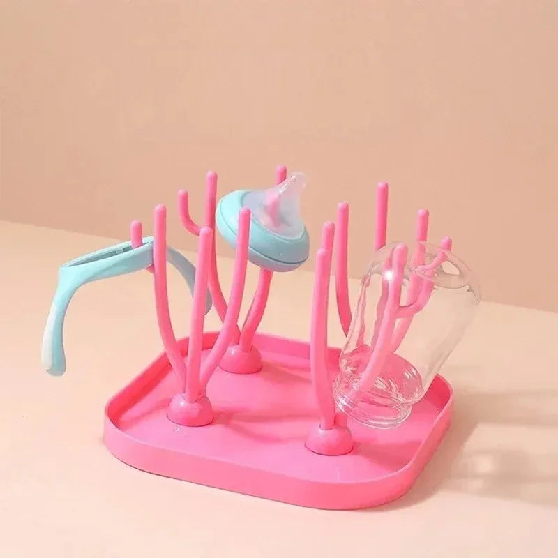 Seche Biberon| Égouttoir biberon royaumedebebeetmaman.com.com Rose