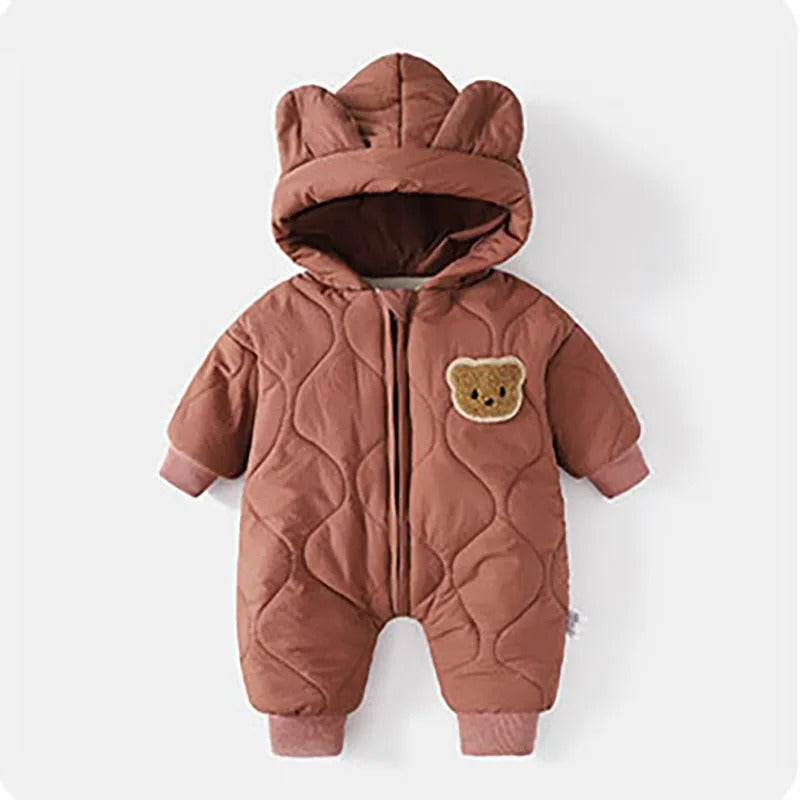 Barboteuse Bébé - Chaleur Assurée royaumedebebeetmaman.com.com Café / 9-12M