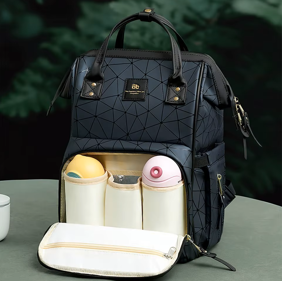 SAC À LANGER À DOS | NOIR royaumedebebeetmaman.com.com