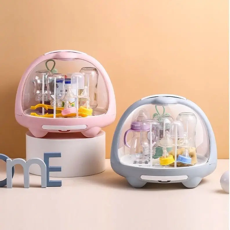 Seche Biberon |Boîte de rangement pour biberons avec couvercle royaumedebebeetmaman.com.com