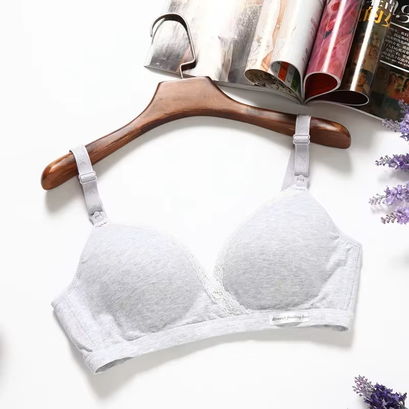 SOUTIEN GORGE D'ALLAITEMENT DENTELLE EN COTON royaumedebebeetmaman.com.com