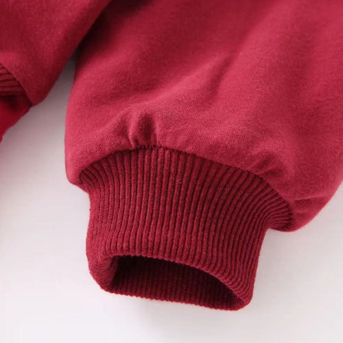 Robe de Noël Bordeaux Fille - Ensemble Festif Tulle et Sweat 3-7 ans royaumedebebeetmaman.com.com