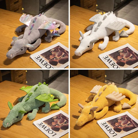 peluche dragon volant ailes pailletées magique royaumedebebeetmaman.com