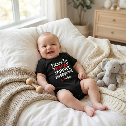 Body bébé personnalisé - Annonce Grossesse  royaumedebebeetmaman.com.com
