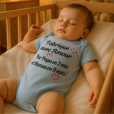 Body bebe - Fabriqué Avec Amour  royaumedebebeetmaman.com.com