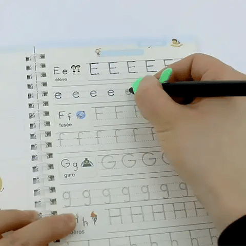 Cahier Magic : Transformez l’apprentissage de l’écriture de votre enfant !  royaumedebebeetmaman.com.com