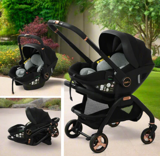 Poussette Pliable 3-en-1 | Ultra-Compacte & Légère 2025  royaumedebebeetmaman.com.com