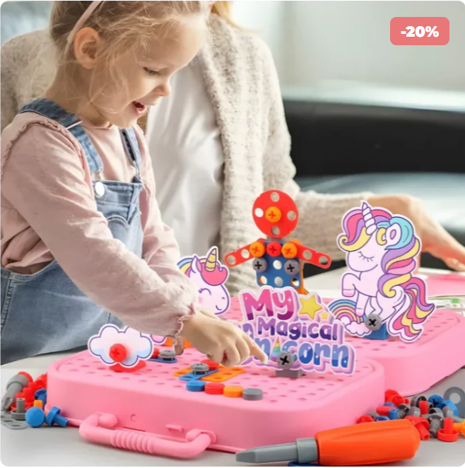 Malette de bricolage- BricoMalin™  royaumedebebeetmaman.com.com