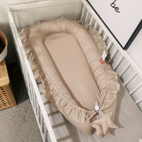 RÉDUCTEUR DE LIT BÉBÉ | BEIGE  royaumedebebeetmaman.com.com