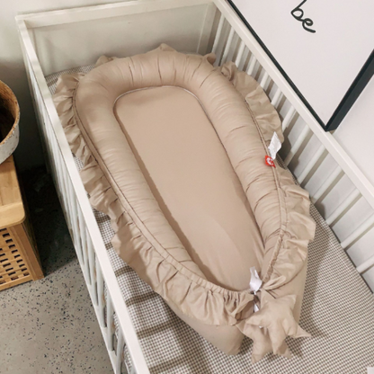 RÉDUCTEUR DE LIT BÉBÉ | BEIGE  royaumedebebeetmaman.com.com