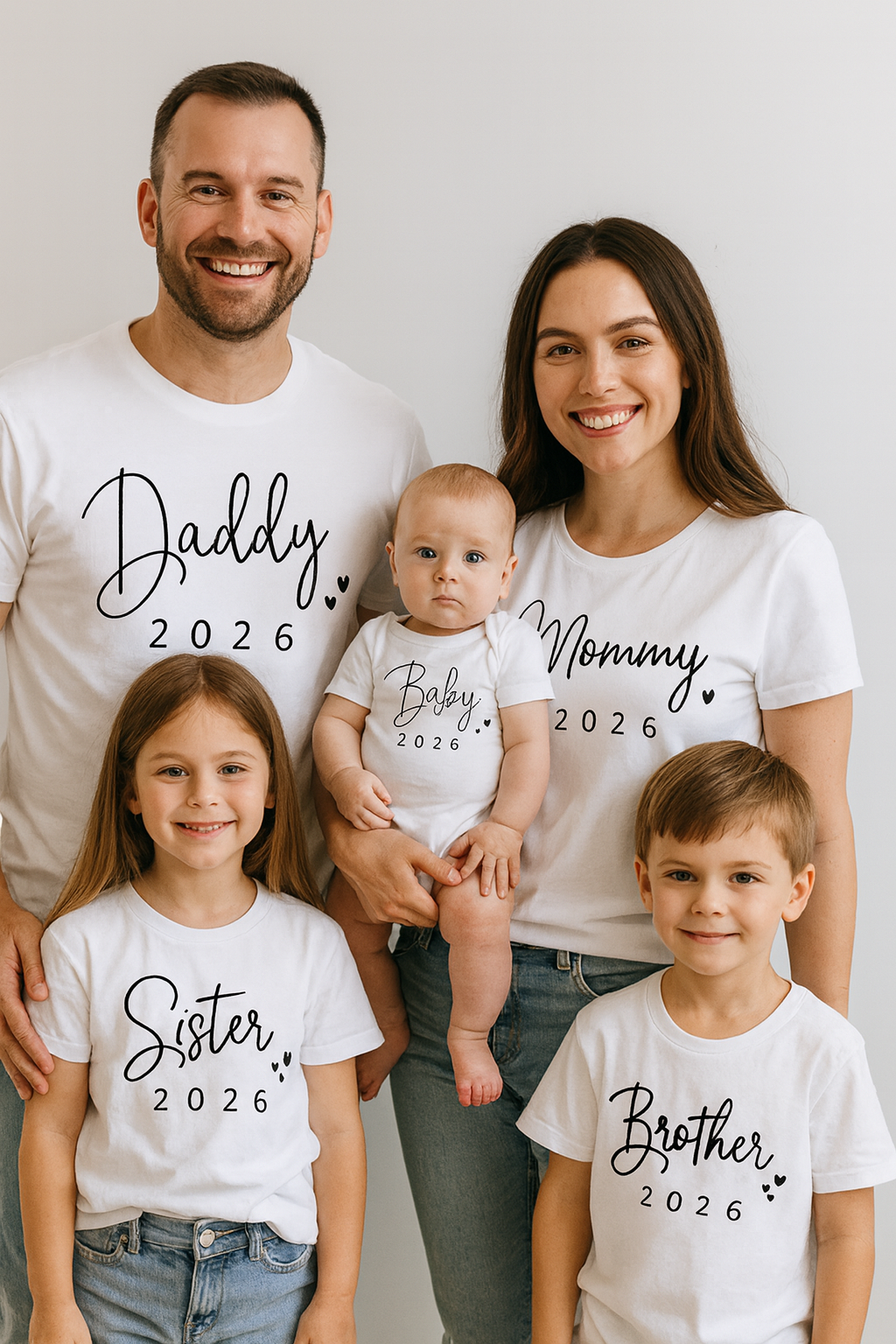 Tshirt personnalisé - Famille Unie  royaumedebebeetmaman.com.com