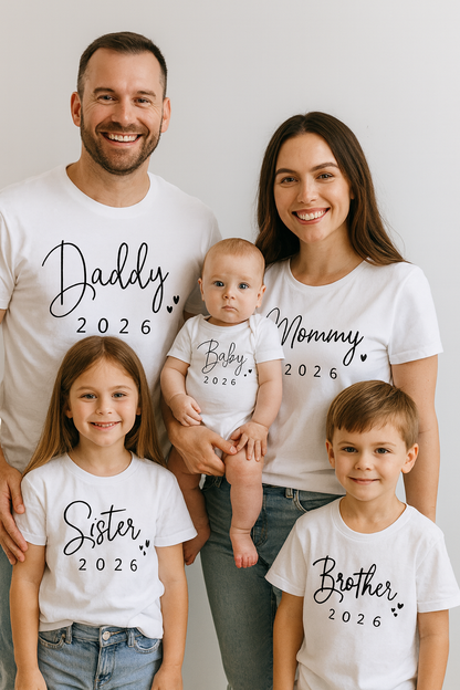 Tshirt personnalisé - Famille Unie  royaumedebebeetmaman.com.com