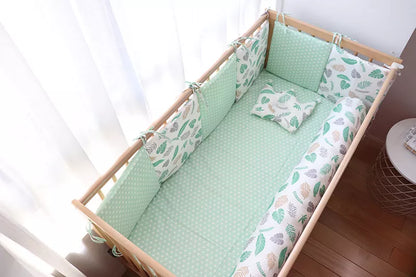 Tour de Lit Bébé Fille - Feuillage Douceur