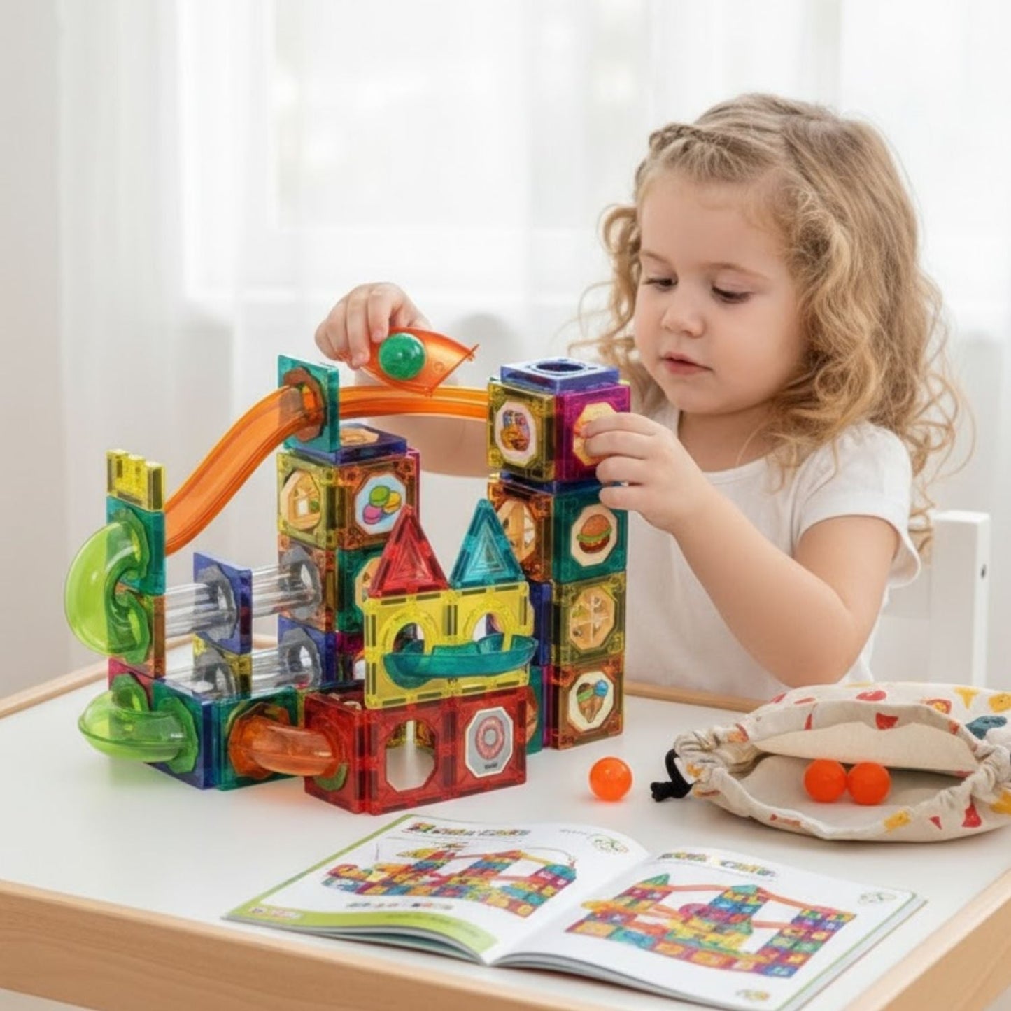 Circuit à Billes Magnétique - Magneto-Billes™  royaumedebebeetmaman.com.com