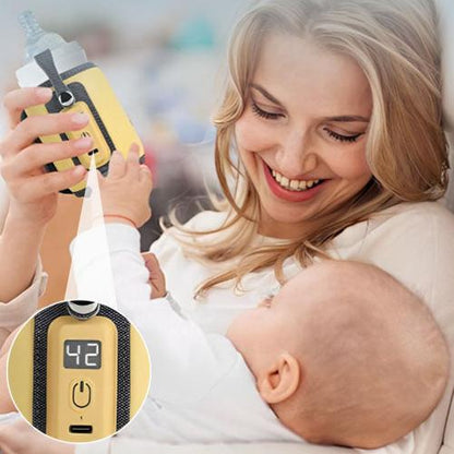 Chauffe Biberon Portable  royaumedebebeetmaman.com.com Jaune