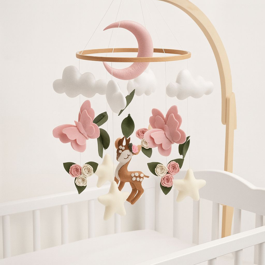 Mobile bebe - Style Nature et Délicat  royaumedebebeetmaman.com.com