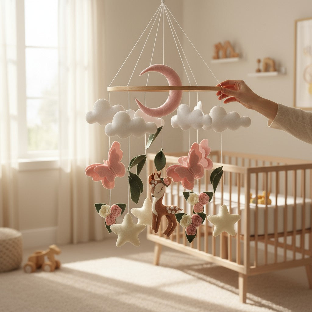 Mobile bebe - Style Nature et Délicat  royaumedebebeetmaman.com.com