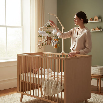 Mobile bébé - Animaux de la Forêt Fait Main  royaumedebebeetmaman.com.com