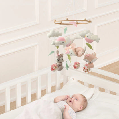 Mobile musical bébé - Berceuse Relaxante et Stimulation  royaumedebebeetmaman.com.com