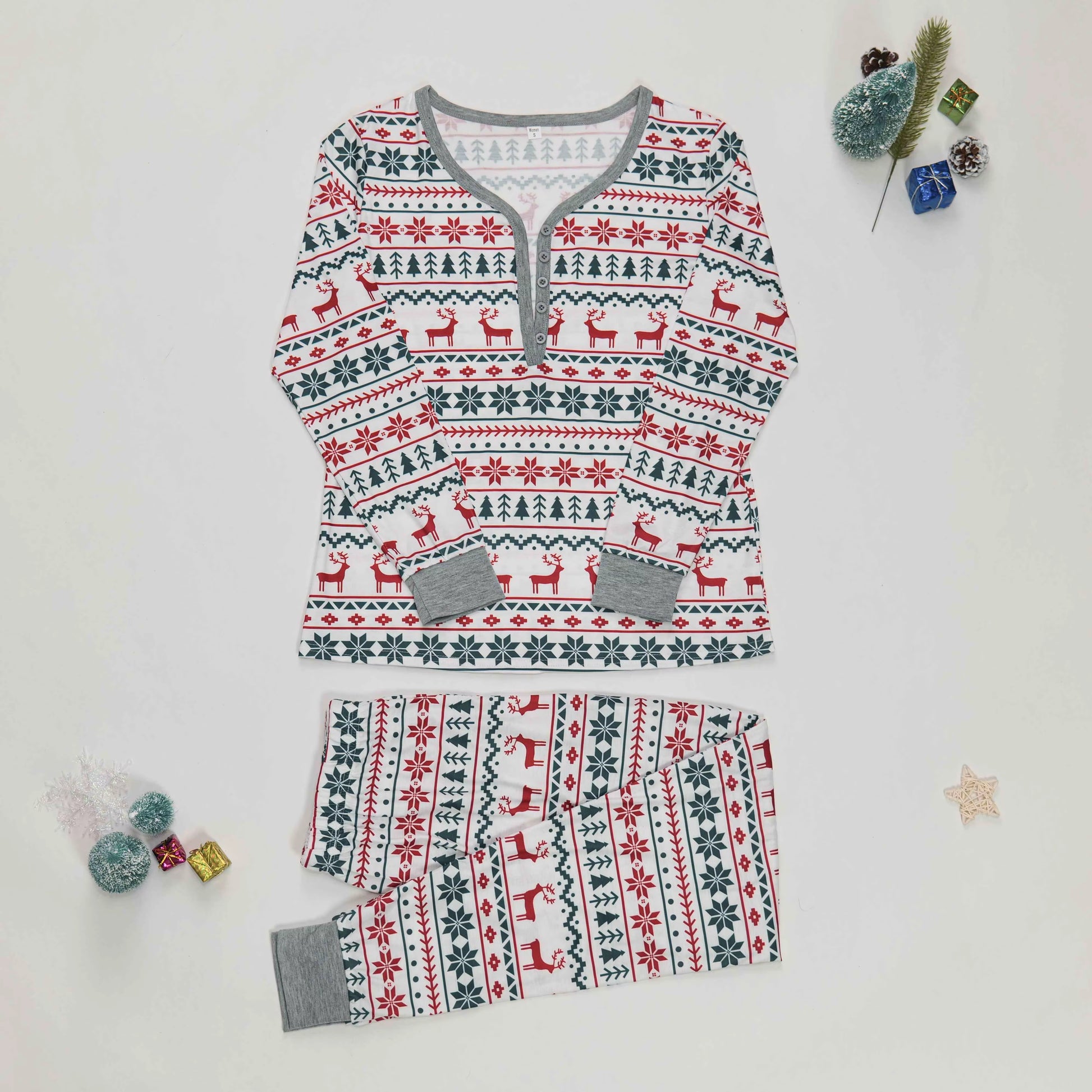 Pyjama Noël Famille Assorti - Collection Cocooning 2025 🎄  royaumedebebeetmaman.com.com Maman XL