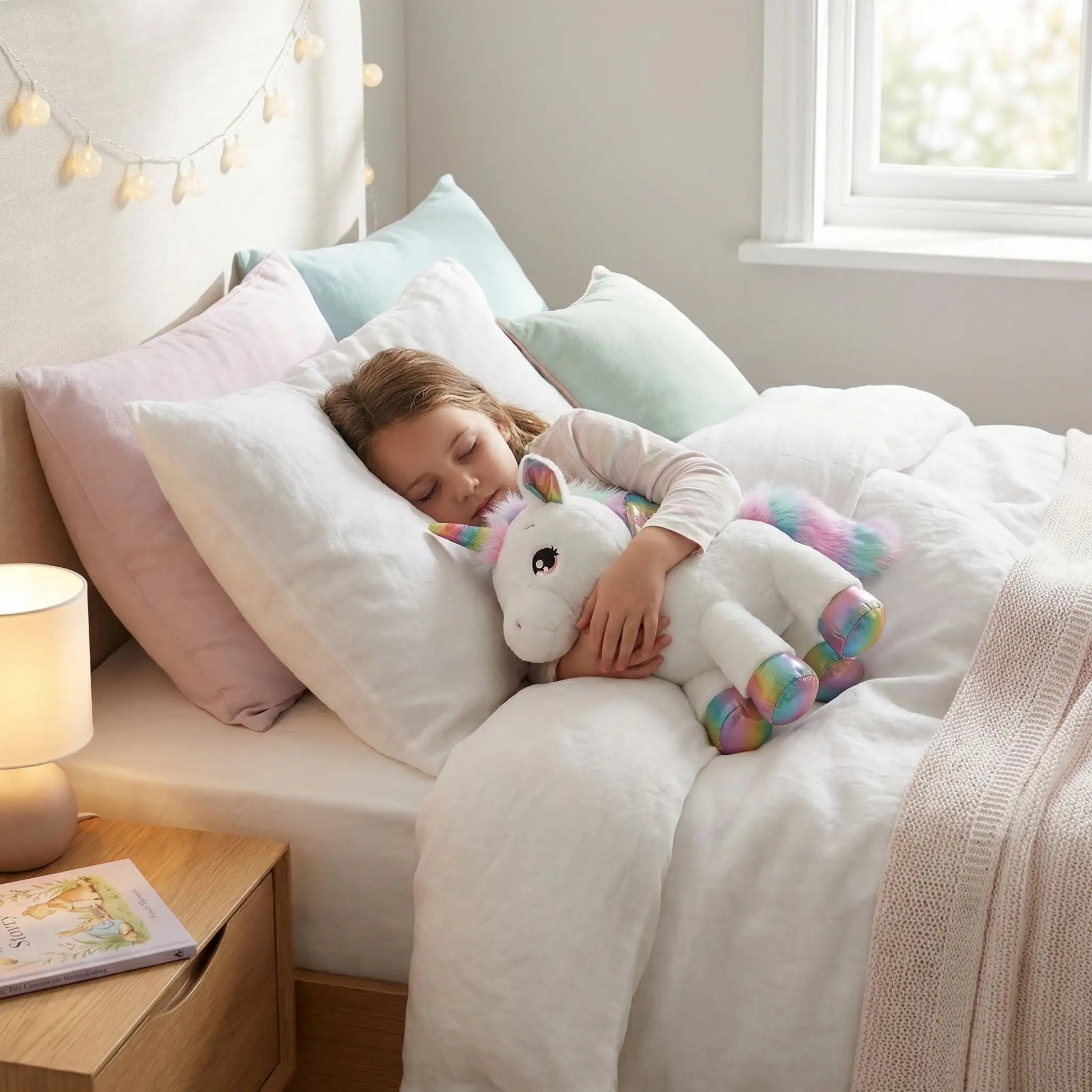 Peluche Licorne Arc en Ciel