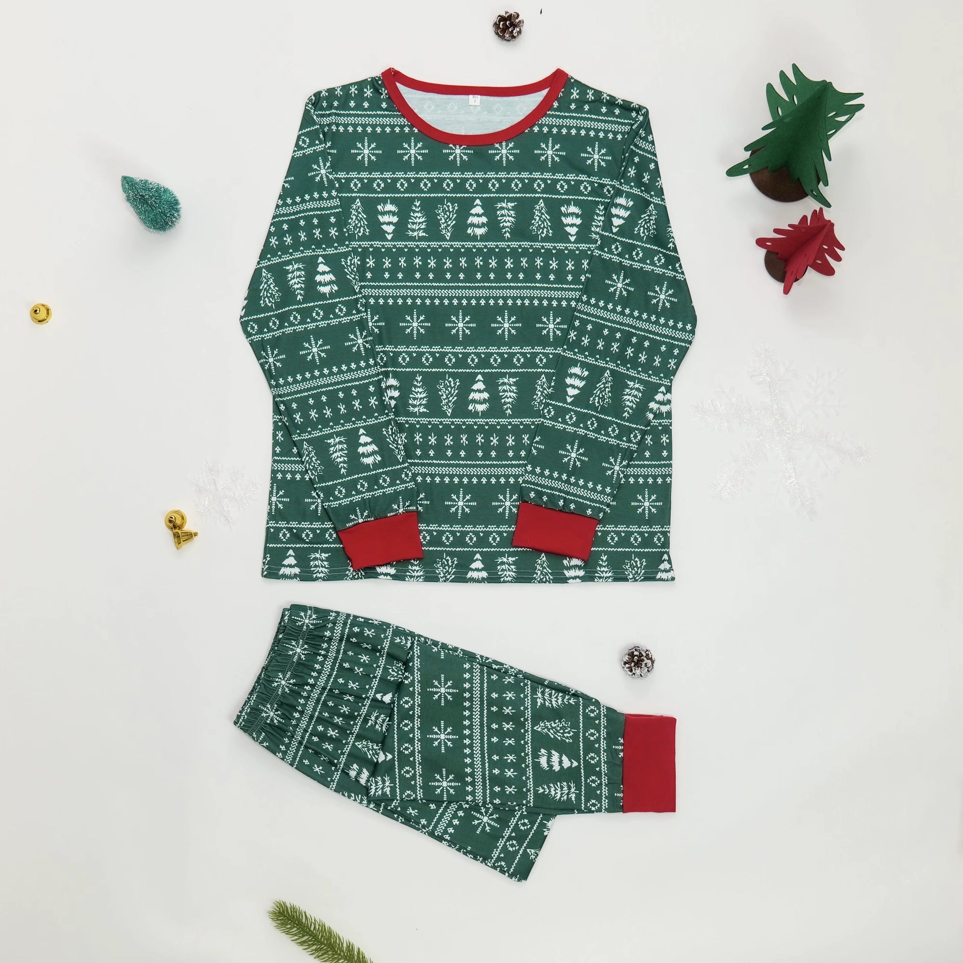 Pyjama Noël Famille Vert Assorti - Collection Sapin Festive 2025🎄  royaumedebebeetmaman.com.com