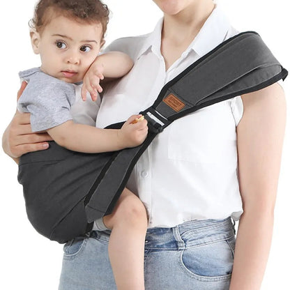 Porte bébé| BabyCarrier™  royaumedebebeetmaman.com.com Porte Bébé Noire = 🎁 [Coussinets imperméables+ Ebo