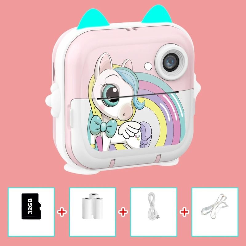 Appareil Photo Enfant - Un Outil Magique Pour Préserver De Doux Souvenirs  royaumedebebeetmaman.com.com Rose + CADEAU OFFERT