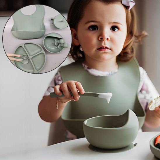 assiette bébé ventouses antidérapantes compartiments 