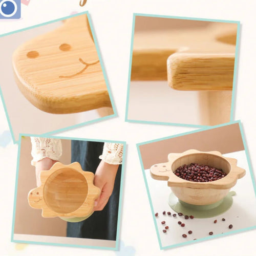 Assiette bebe | Plateau Bambou Bébé  royaumedebebeetmaman.com.com