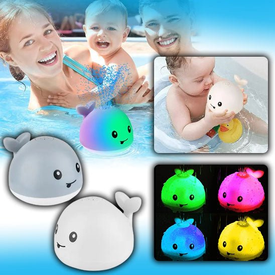 Baleine lumineuse ™| Jouet de bain pour bébé jouets - babymomsshop.com