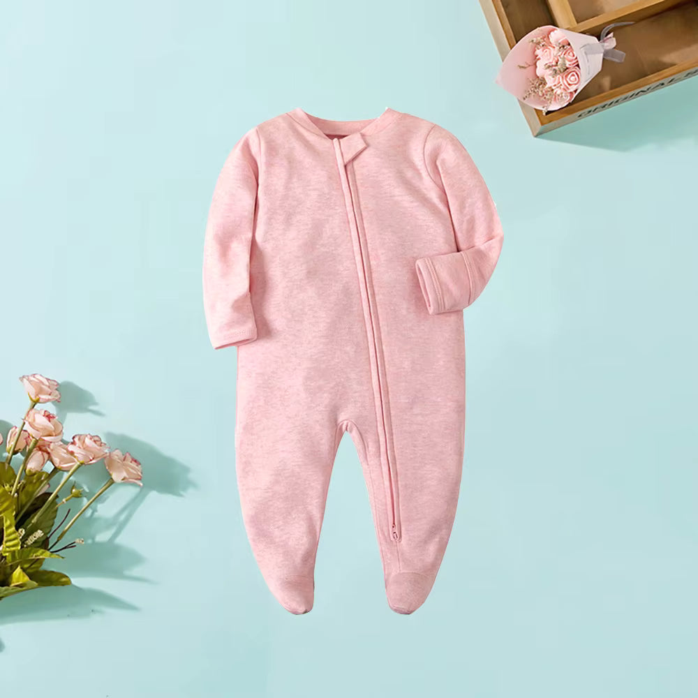 Barboteuse Pyjama bebe | Doux Confort  royaumedebebeetmaman.com.com Rose Clair / 12 mois