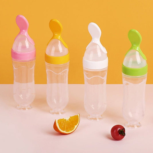 Biberon avec cuillère pour nouveau-né | EasyBottle™ - babymomsshop.com