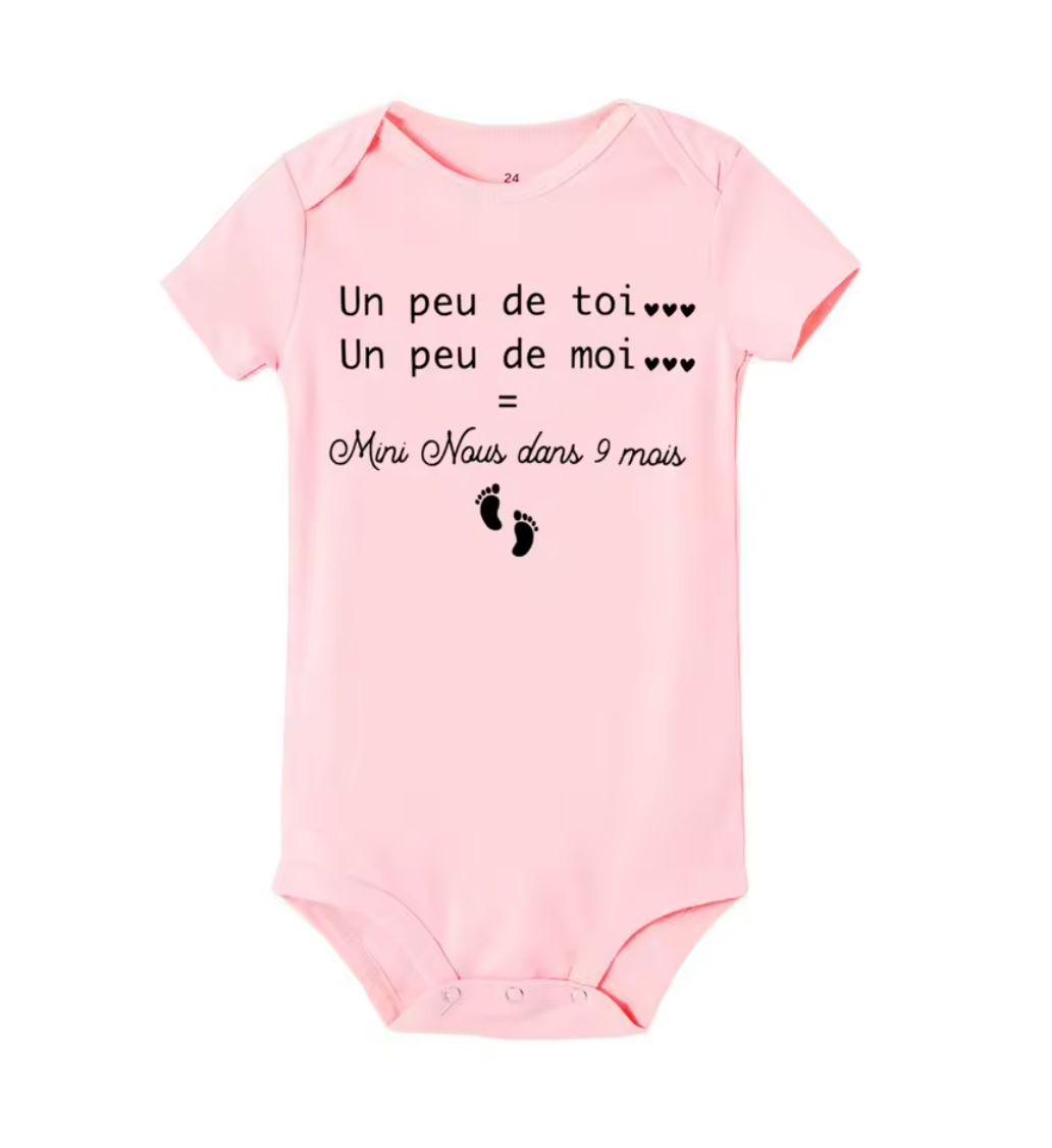 Body bébé personnalisé - Mini Nous Pour 2026  royaumedebebeetmaman.com.com
