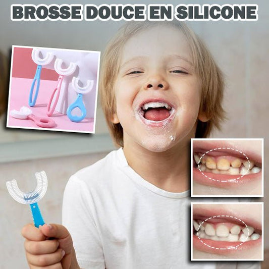 Brosse à dents U™ | Brossage plaisir pour enfants Transformez le brossage des dents en moment ludique avec la brosse à dents U™ ! - babymomsshop.com