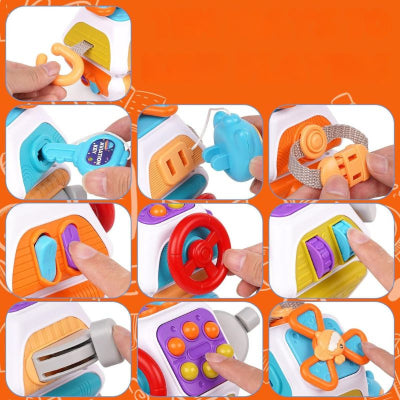 Cube D'activité Montessori Bébé - 10-en-1 Éveil Motricité  royaumedebebeetmaman.com.com