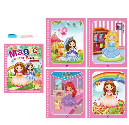Coloriage Magique | Livre De Coloriage Réutilisable Montessori  royaumedebebeetmaman.com.com Monde Des Princesses