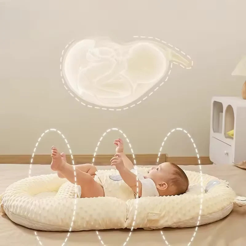 Reducteur de lit bébé anti refluxanto chute cocon bebe  royaumedebebeetmaman.com.com