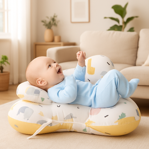 Coussin D'allaitement Ergonomique -Multifonction  royaumedebebeetmaman.com.com