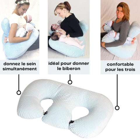 COUSSIN D'ALLAITEMENT|  Twin-cushion™ :COUSSIN D ALLAITEMENT JUMEAUX