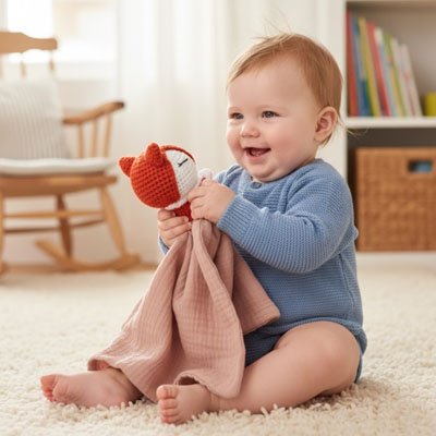 doudou renarde de royaume de bebe et maman