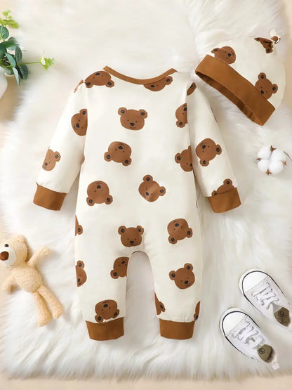 Barboteuse Ourson | Coton Doux  royaumedebebeetmaman.com.com