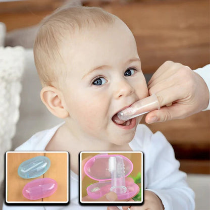 BROSSE A DENT BEBE |Brosse Dentition Bébé™  royaumedebebeetmaman.com.com BLEU