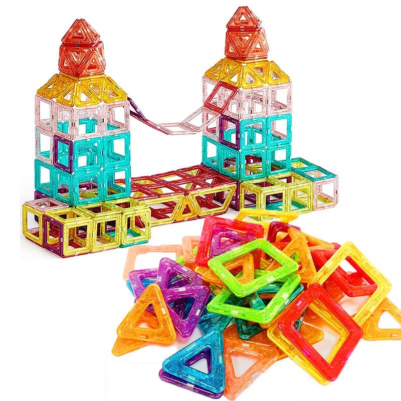 Jeu de construction magnétique -MagniBloc™  royaumedebebeetmaman.com.com